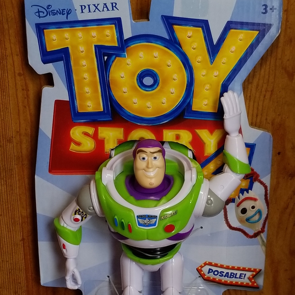 Disney Pixar Toy Story 4 Posable Buzz Figurine